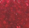 50g 5x4x2mm Transparent Red Tile Beads